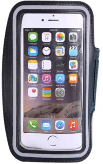 Outdoor Sport Telefoon Houder Armband Case Voor Samsung Gym Running Phone Bag Arm Band Case Telefoon Houder Voor Iphone 4 "-5" Iphone zwart