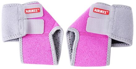 Outdoor Sport Voetbal Basketbal Enkel Ondersteuning Kinderen Anti-Verstuiking Bescherming Enkel 4 Seizoenen Ademend roos rood / S