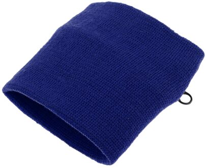 Outdoor Sport Wrist Wrap Fitness Polsband Elastische Zweetband Pocket Portemonnee koninklijk blauw