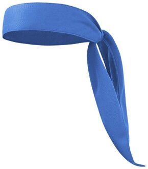 Outdoor Sport Zweetband Haarband Tennis Running Effen Kleur Piraat Hoofdband Unisex Workout Fietsen Hoofdband koninklijk blauw