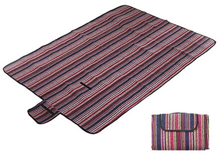 Outdoor Strand Picknick Folding Camping Mat Multiplayer Waterdicht Slapen Camping Pad Mat Vochtwerende Plaid Deken Rood