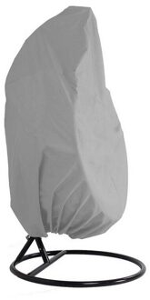 Outdoor Swing Opknoping Stoel Eierschaal Stofkap Tuin Waterdicht Uv-bescherming Universele Cover Polyester Meubilair Mat grijs
