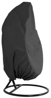 Outdoor Swing Opknoping Stoel Eierschaal Stofkap Tuin Waterdicht Uv-bescherming Universele Cover Polyester Meubilair Mat zwart