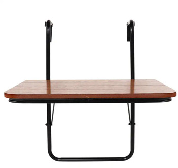 Outdoor Tables folding desk Balcony Hanging Table High Quality Railings Iron Stand Folding Garden Table camping