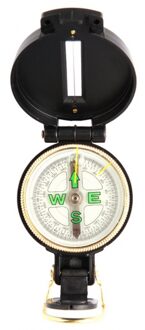Outdoor trooper kompas van kunststof 5 x 5 cm