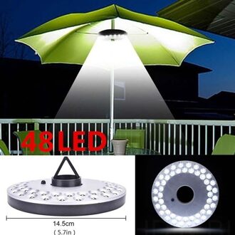 Outdoor Tuin 48 Led Patio Paraplu Pole Light Camping Tent Lamp Yard Gazon Nachtlampje