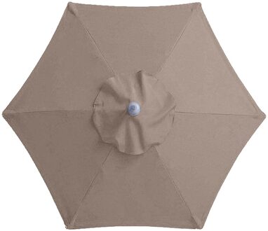 Outdoor Tuin Grote Paraplu Zonnescherm Outdoor Kraam Parasol Vervanging Doek Подсвечники Для Свечей 40 Bruin