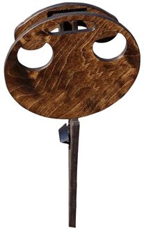 Outdoor Tuinmeubelen Wijn Tafel Outdoor Draagbare Vouwen Camping Wijn Tafel Voor Buiten Tuin Reizen Strand Meble Ogrodowe bruin