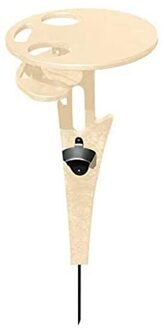 Outdoor Tuinmeubelen Wijn Tafel Outdoor Draagbare Vouwen Camping Wijn Tafel Voor Buiten Tuin Reizen Strand Meble Ogrodowe houtkleur