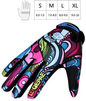 Outdoor Unisex Fietsen Volledige Vinger Handschoenen Mtb Fiets Anti-Slip Shockproof Bike Ciclismo Guantes Ademend Gewatteerde Palm #271264