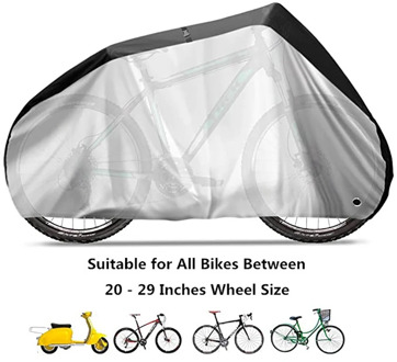 Outdoor Universal Bicycle Protective Cover Cloth UV Protector Scooter All Season Waterproof Dustproof S-XL Bike Cover 2 Color