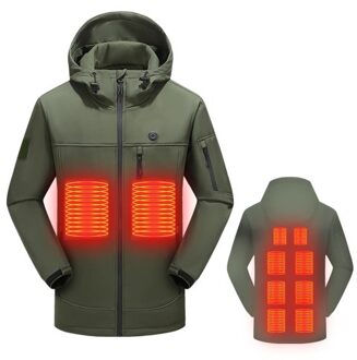 Outdoor USB Heating Jackets Warming Coat Winter Flexible Electric Thermal Clothing Fishing Hiking Warm Clothes