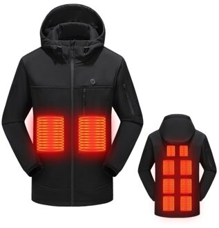 Outdoor USB Heating Jackets Warming Coat Winter Flexible Electric Thermal Clothing Fishing Hiking Warm Clothes