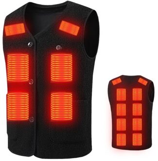 Outdoor USB Heating Vest Warming Vest Winter Flexible Electric Thermal Clothing Fishing Hiking Warm Clothes