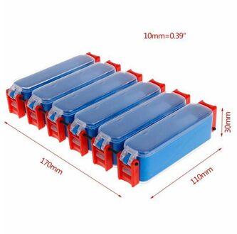 Outdoor Visgerei Doos Dubbelzijdig 2 Lagen Rechthoekige Organisatie Case Opbergdoos Voor Explosie Vishaak 6