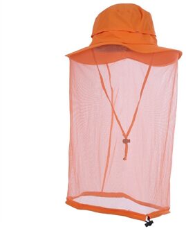Outdoor Vissen Cap Midge Mosquito Insect Hoed Vissen Hoed Bug Mesh Head Netto Gezicht Protector Travel Camping Cap Hoeden Bruin