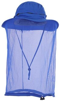 Outdoor Vissen Cap Midge Mosquito Insect Hoed Vissen Hoed Bug Mesh Head Netto Gezicht Protector Travel Camping Cap Hoeden Paars