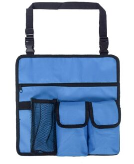 Outdoor Vissen Strand Stoel Opknoping Opbergtas Telefoon Waterfles Pouch Handy Pocket Tote Tas Met Bandjes Schoudertas Blauw
