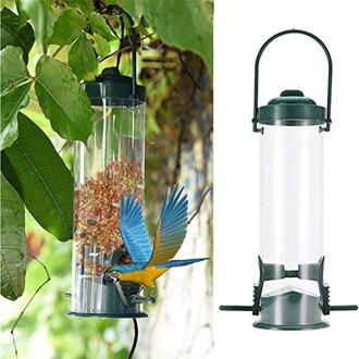 Outdoor Vogel Feeder Wilde Vogel Metalen Feeder Opknoping Feeders Kijkvenster Voor Tuin Yard Decoratie