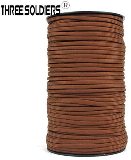 Outdoor Wandelen Wandelen Multifunctionele 9 Core 100M Paraplu Touw Dagelijks Wassen Lijn Camping Tent Touw bruin