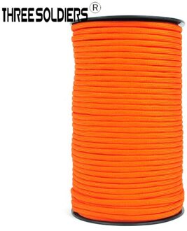 Outdoor Wandelen Wandelen Multifunctionele 9 Core 100M Paraplu Touw Dagelijks Wassen Lijn Camping Tent Touw oranje