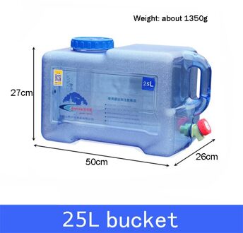 Outdoor water vat PC food grade 22L/25L water zak plastic water opslagtank voertuig binnenlandse water opslag emmer