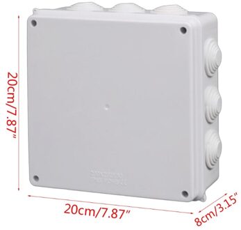 Outdoor Waterdicht Stofdicht Kabelaansluitdoos Buiten Weerbestendig Junctionbox Voor Communicatie Techniek