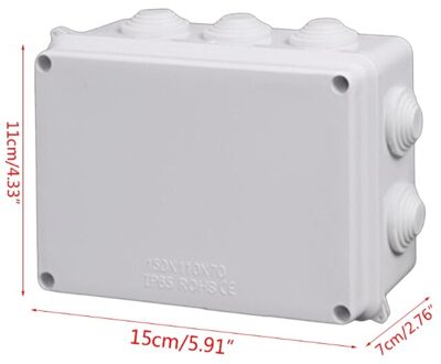 Outdoor Waterdicht Stofdicht Kabelaansluitdoos Buiten Weerbestendig Junctionbox Voor Communicatie Techniek