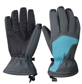 Outdoor Waterdichte Handschoenen Winter Touchscreen Mannen En Vrouwen Winddicht En Warm Rijden Handschoenen Oranje