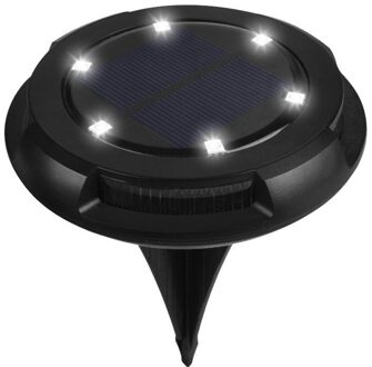 Outdoor Waterdichte Led Grond Licht Solar Ondergrondse Licht Ronde Tuin Decoratie Gazon Licht Monokristallijn Silicium Paneel veranderlijk