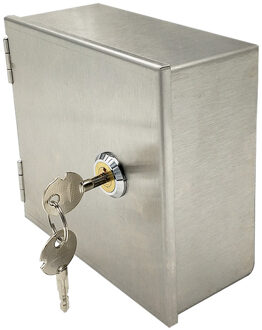 Outdoor Waterdichte Rvs Box Sluiting Case Cover Voor Opladen Socket Exit Switch Toetsenbord Rfid Reader