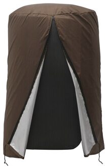 Outdoor Waterproof Zonnebrandcrème Regendicht Heater Stofkap Tuin Rits Gesloten Binnenplaats Heater Cover bruin