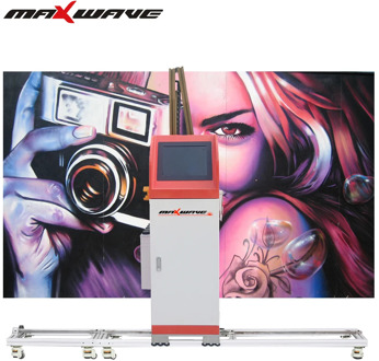 Outdoor Wear-Resistance 3D UV Vertical Wall Printer High Precision Mural Printing Machine