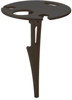 Outdoor Wijn Opvouwbare Tafel Draagbare Wijn Tafel Outdoor Wijn En Voor Camping Houten Glazen Tafel Picknick Eetkamer Verwijderbare Hol W1E6