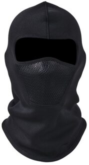Outdoor Winddicht Motorrad Radfahren Bivakmuts Full Face Abdeckung Schal Hut Für Reiten Laufen Wandern Angeln Radfahren Maske zwart