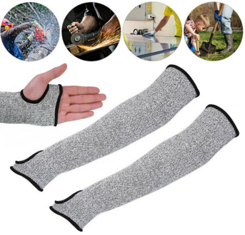 Outdoor Work Safety Arm Guard Sleeve Anti-Cut Welding Protective Sleeve Heavy Duty Gloves Resistant Fire Welders Arm Cover 1pc