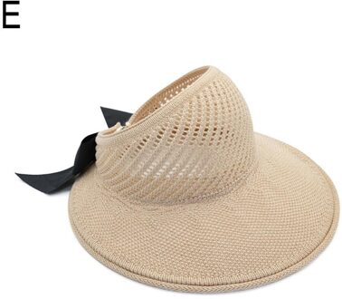 Outdoor Zomer Vrouwelijke Zon Hoeden Grote Rand Klassieke Strik Casual Hoed Strand Stro Opvouwbare Uv Beschermd Cap Voor Vrouwen Hoed fash U0X2