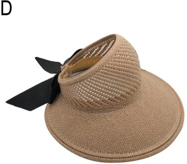 Outdoor Zomer Vrouwelijke Zon Hoeden Grote Rand Klassieke Strik Mode Stro Hoed Beschermd Voor Vrouwen Hoed Uv Opvouwbare Strand Toevallige s4K4
