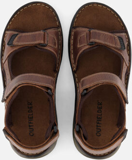 Outfielder Sandalen bruin Leer - 40,41,42,44,45,46