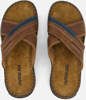 Outfielder Slippers cognac Leer - 44