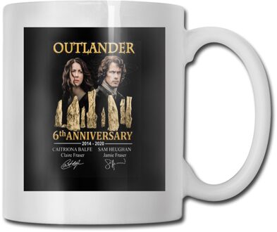 Outlander 6Th Anniversary Alle Handtekening Gesigneerde Vele Kleuren Mok Cup