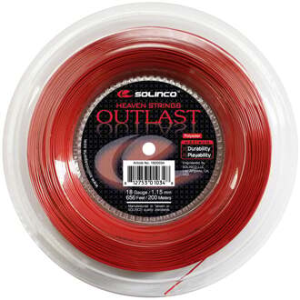 Outlast Rol Snaren 200m rood - 1.15