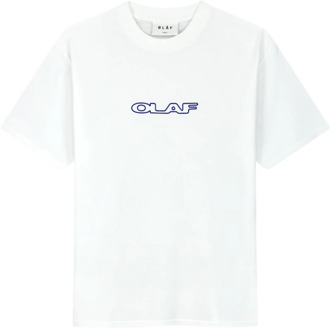 Outline Tee Olaf Hussein , White , Heren - Xl,M,S,Xs