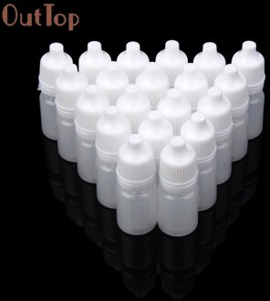 Outtop 50 Stuks 5 Ml/10 Ml/15 Ml/20 Ml/30 Ml/50 Ml lege Plastic Squeezable Dropper Flessen Eye Liquid Dropper Hervulbare Flessen 18mar29 10ML