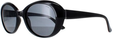 Oval Vrouwen Zwart Grijs Gepolariseerd B2022 - One Size
