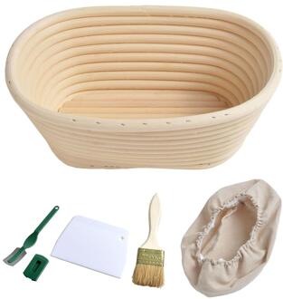 Ovale Deeg Banneton Brotform Dougn Rotan Brood Proofing Proving Manden Gisting Rieten Mand Keuken Benodigdheden