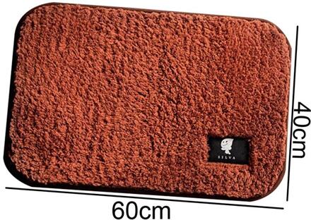 Ovale Mircrofiber Badmat Super Absorberende Badkamer Tapijten Tapijten Bad Vloermat Deurmat Voor Douche Toilet Badkamer Mat Classical koper
