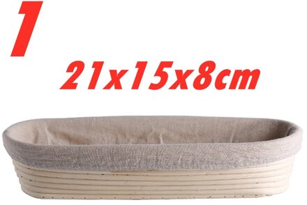 Ovale/Ronde Brood Proofing Mand Met Cover Gisting Rotan Mand Brood Deeg Proofing Proving Manden Bakken Accessoires 1