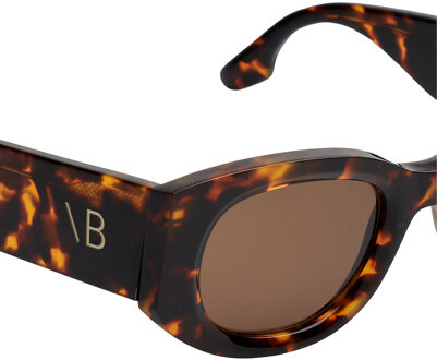 Ovale zonnebril VB654S Vrouwen Bruin - One Size