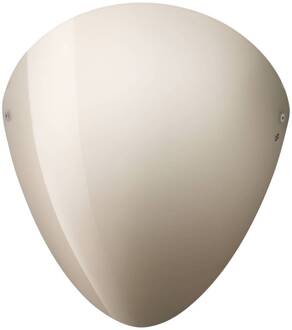 Ovalina - wandlamp E27 grijs glanzend